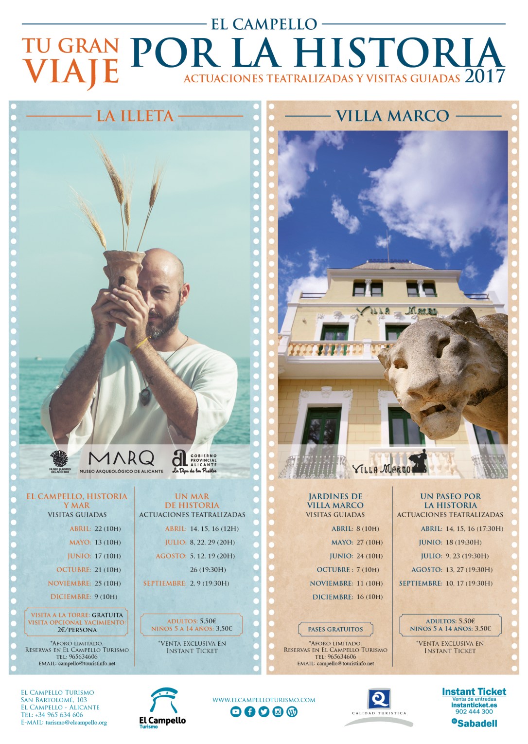 Cartel-visitas-teatralizadas-El-Campello-2017