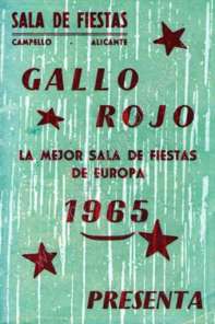 El Gallo Rojo - Cartel verde