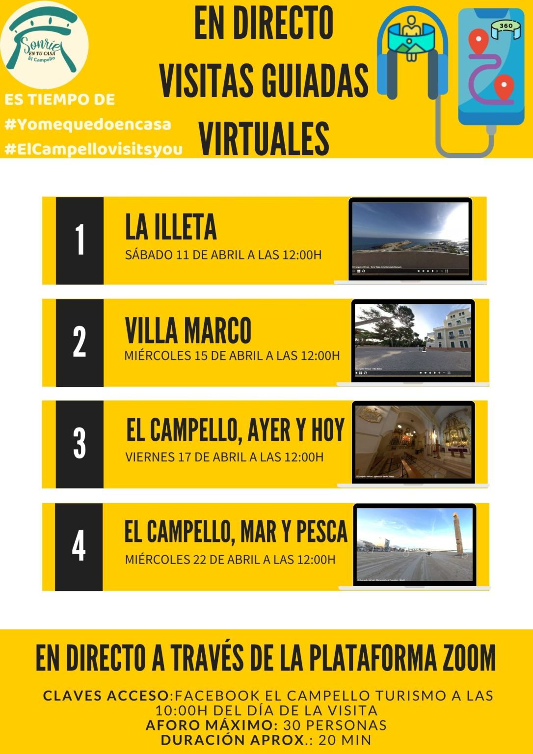 VISITAS GUIADAS VIRTUALES