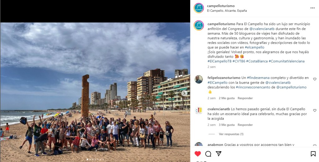 @CampelloTurismo Congreso Travel Blogger 2023 El Campello