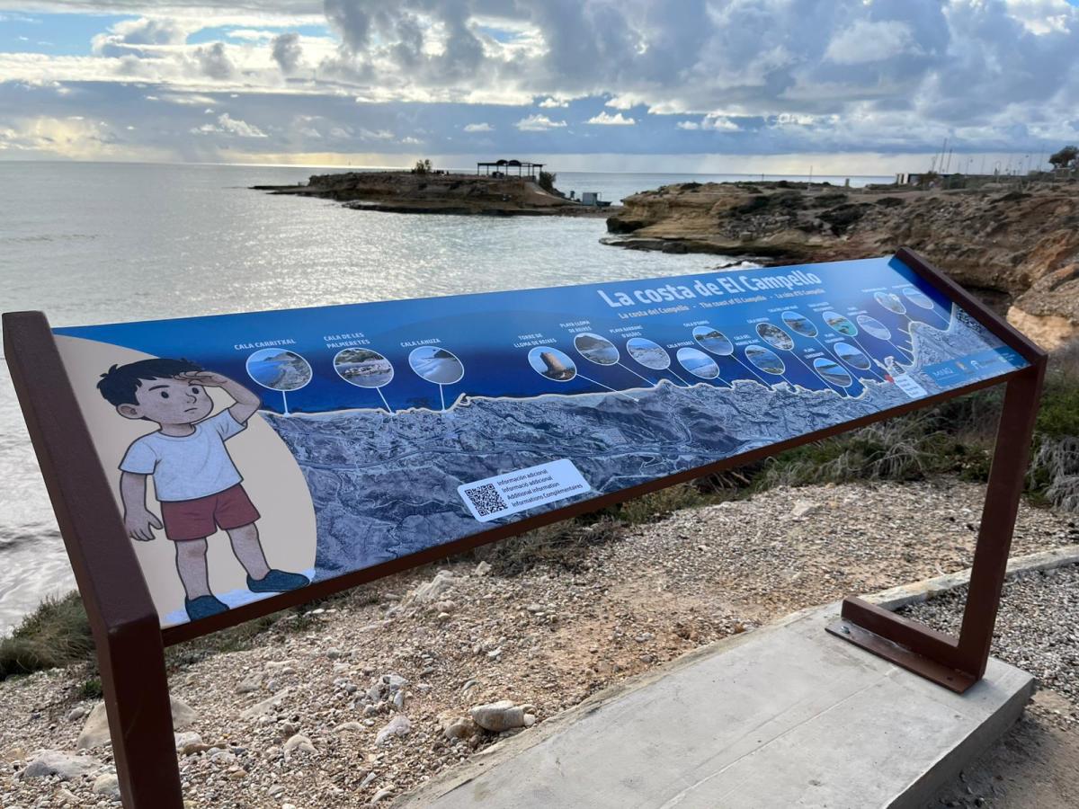 Renovada la señalización de la Voramar, una ruta histórica y medioambiental en el entorno de La&nbsp;Illeta